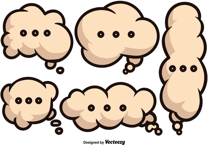 700x490 Thinking Speech Bubble Vectors