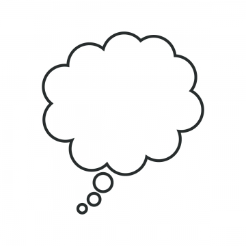 360x360 Thinking Cloud Png, Vector, And Clipart With Transparent