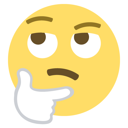 Thinking Emoji Vector at Vectorified.com | Collection of Thinking Emoji ...