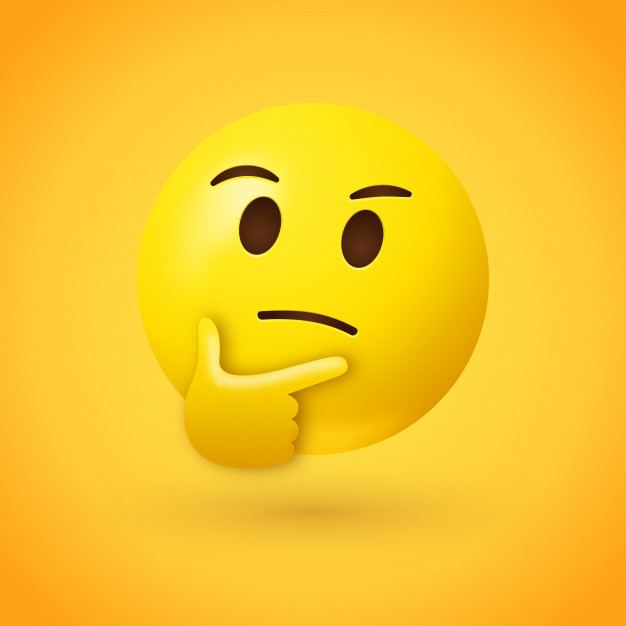 626x626 Thinking Face Emoji Vector Premium Download