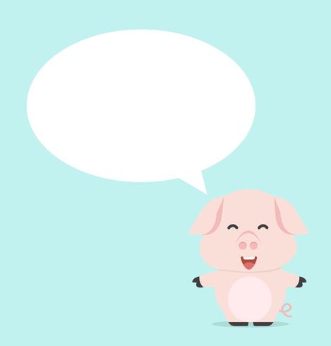 469x490 Little Baby Pig Thinking Vector