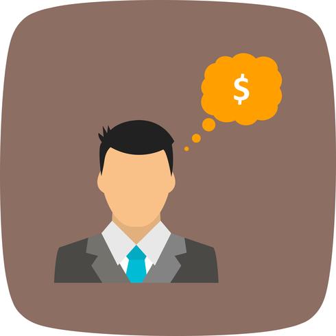 490x490 Business Thinking Vector Icon