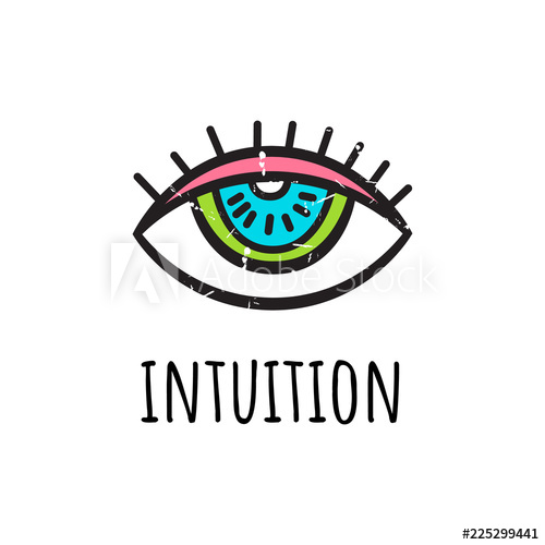 500x500 Intuition Vector Illustration The Third Eye In Hand Drawn Style