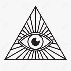 236x236 Stock Vector Ink All Seeing Eye Tattoo, Illuminati Tattoo, Eye