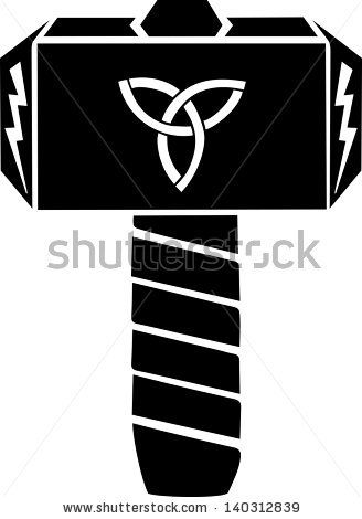 328x470 Thor Party Spider Man Thors Hammer, Vector Design, Triquetra