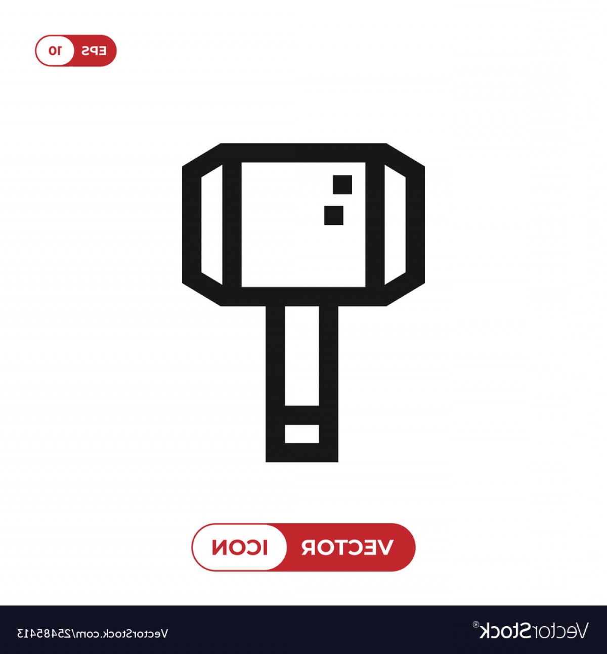 1200x1294 Thor Hammer Icon Hammer Symbol Vector Catchsplace
