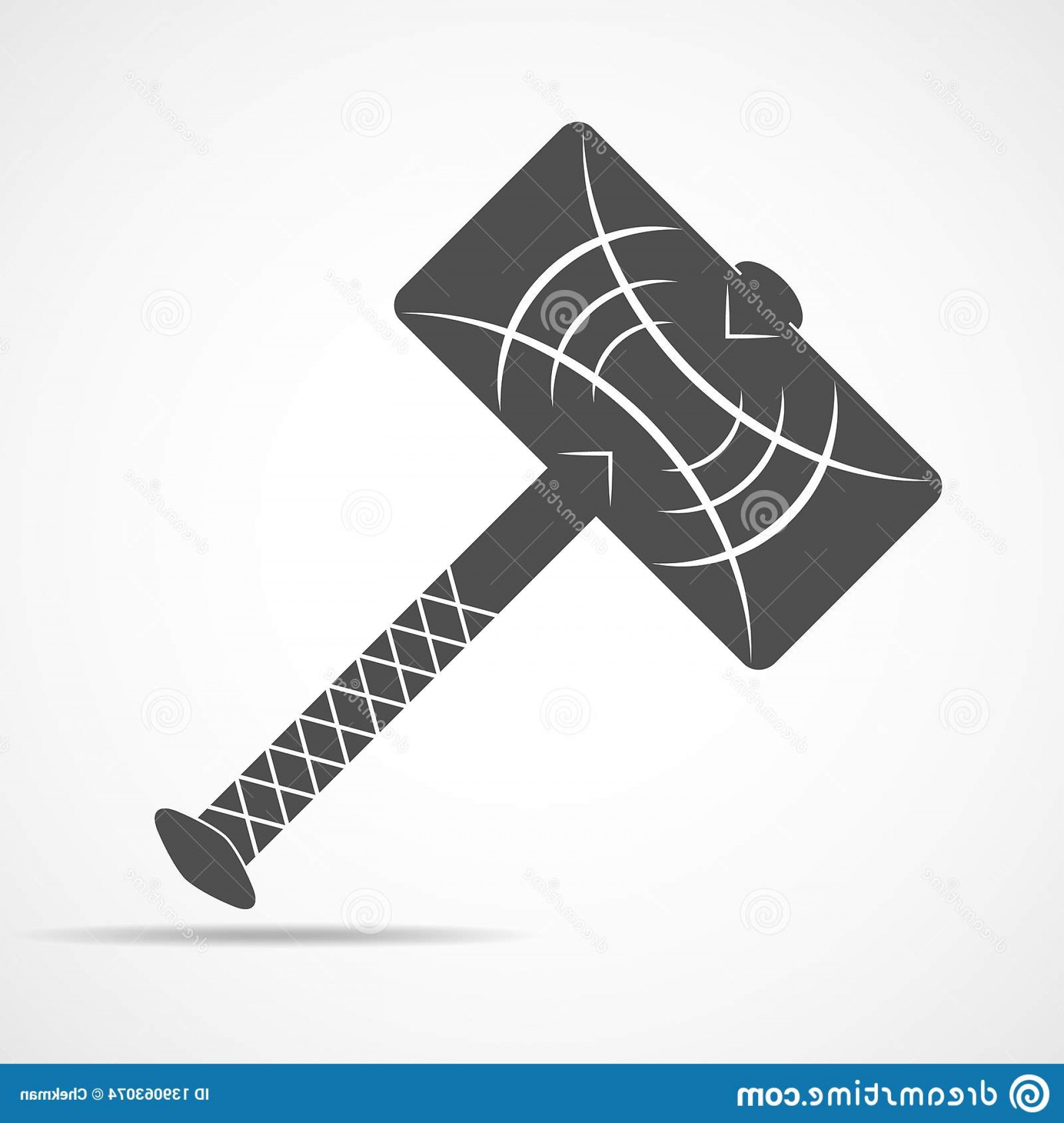 1920x2026 Thor Hammer Vector Studiogrfx