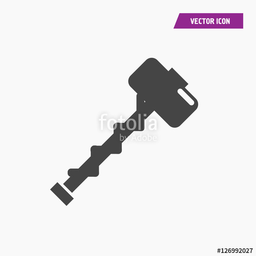 500x500 Thor Hammer Icon Stock Image And Royalty Free Vector
