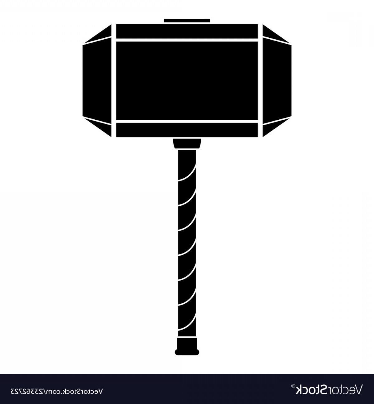 Thor Silhouette Vector at Vectorified.com | Collection of Thor ...