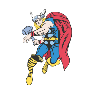400x400 Thor Cartoon Vector, Thor Cartoon In Cdr, Format