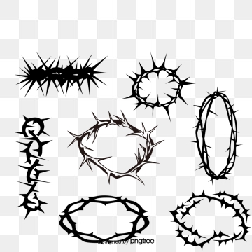 360x360 Thorns Vector, Free Download Thorn Crown, Crown Thorns, Thorns