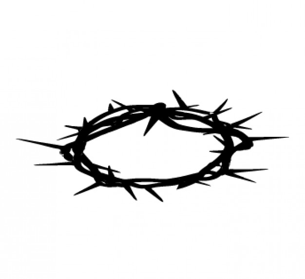 626x571 Crown Of Thorns Vector Religious Element Stock Images