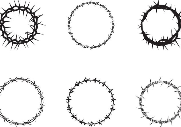 632x442 Free Crown Of Thorns Vector Pack Free Vector Download