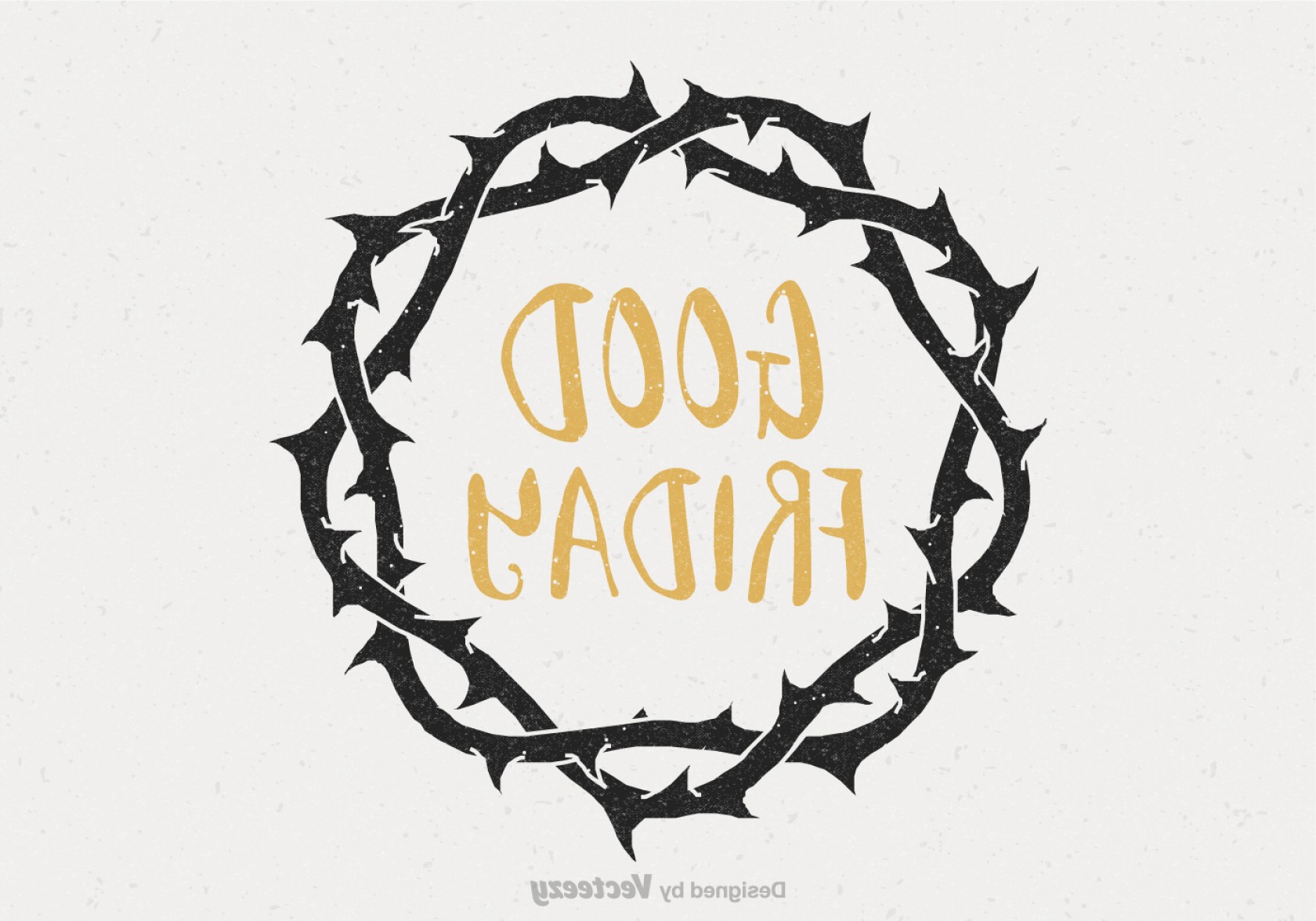 1680x1176 Good Friday Crown Of Thorns Vector Poster Soidergi