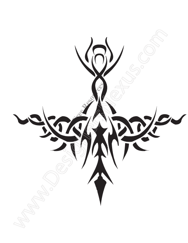 612x792 Free Vines Thorns Vector Tattoo Clip Art