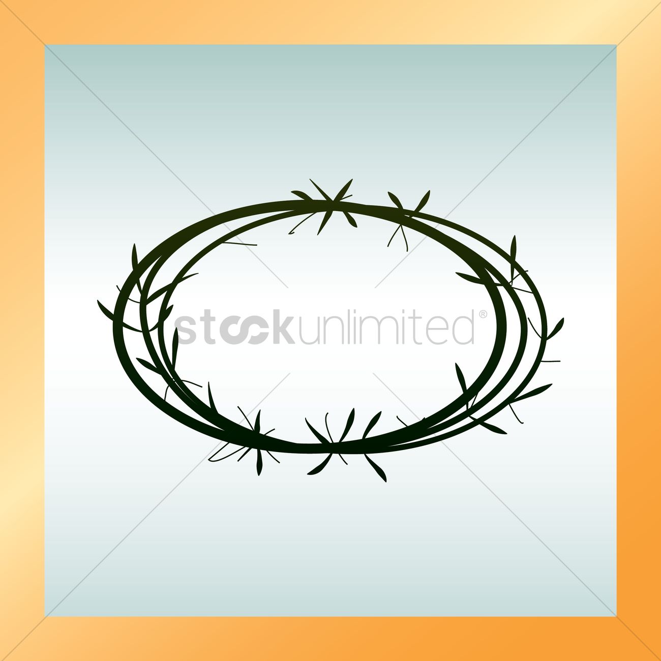 1300x1300 Crown Of Thorns Vector Image