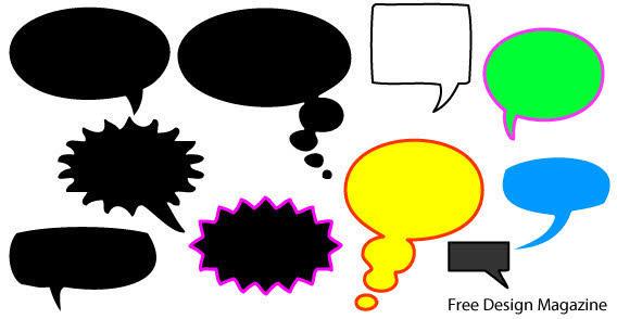 Thought Bubble Vector Free