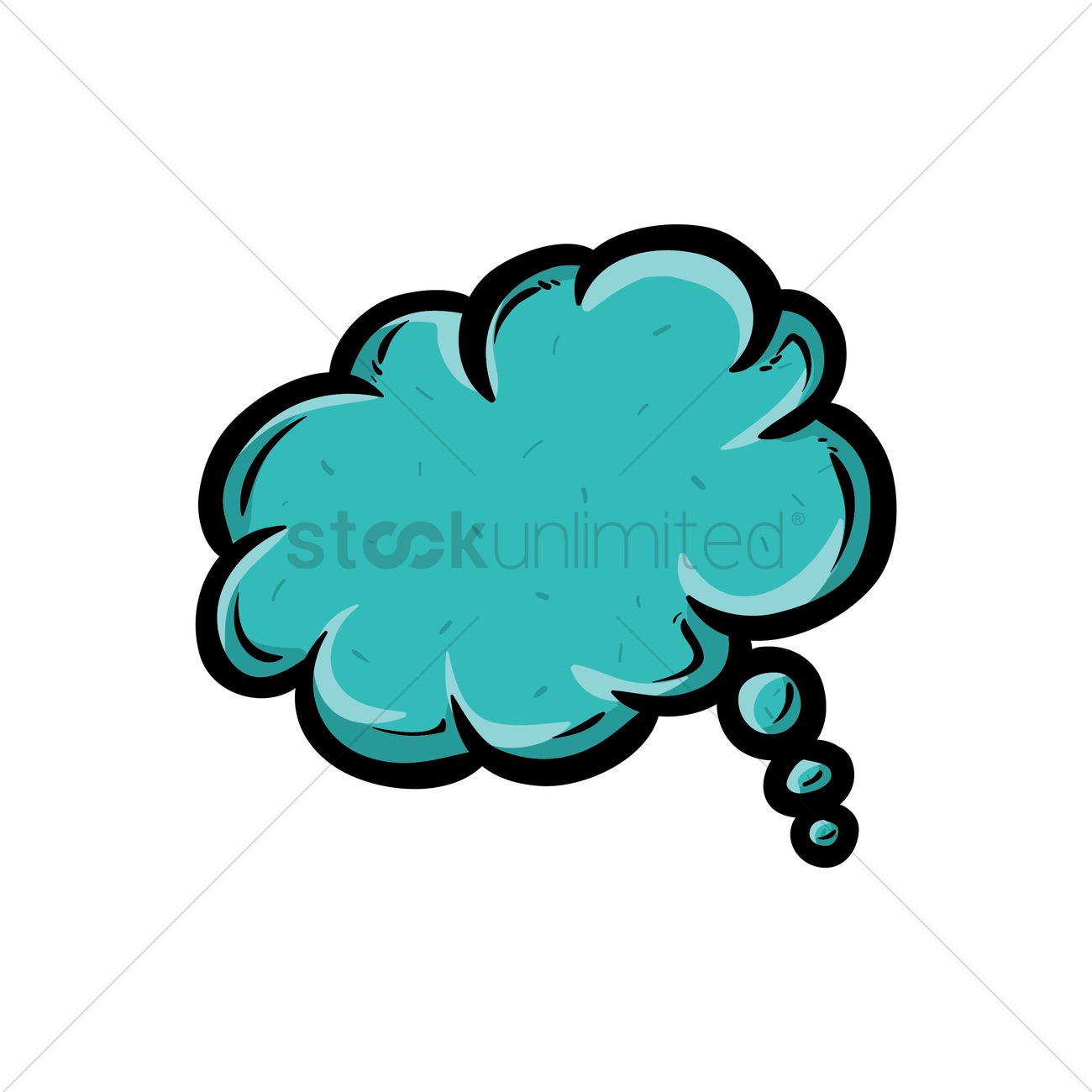 1300x1300 Free Thought Bubble Vector Image