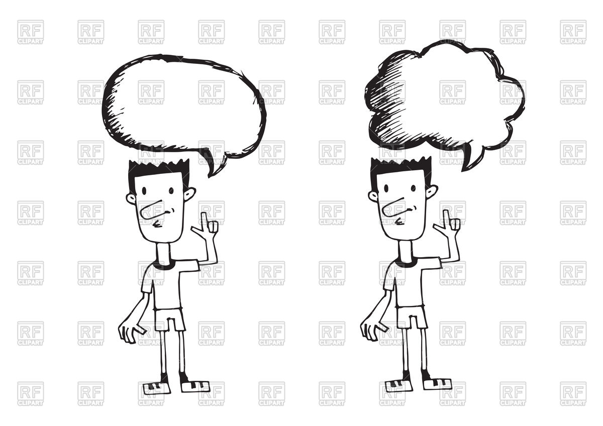 1200x848 Man With Speech Bubble