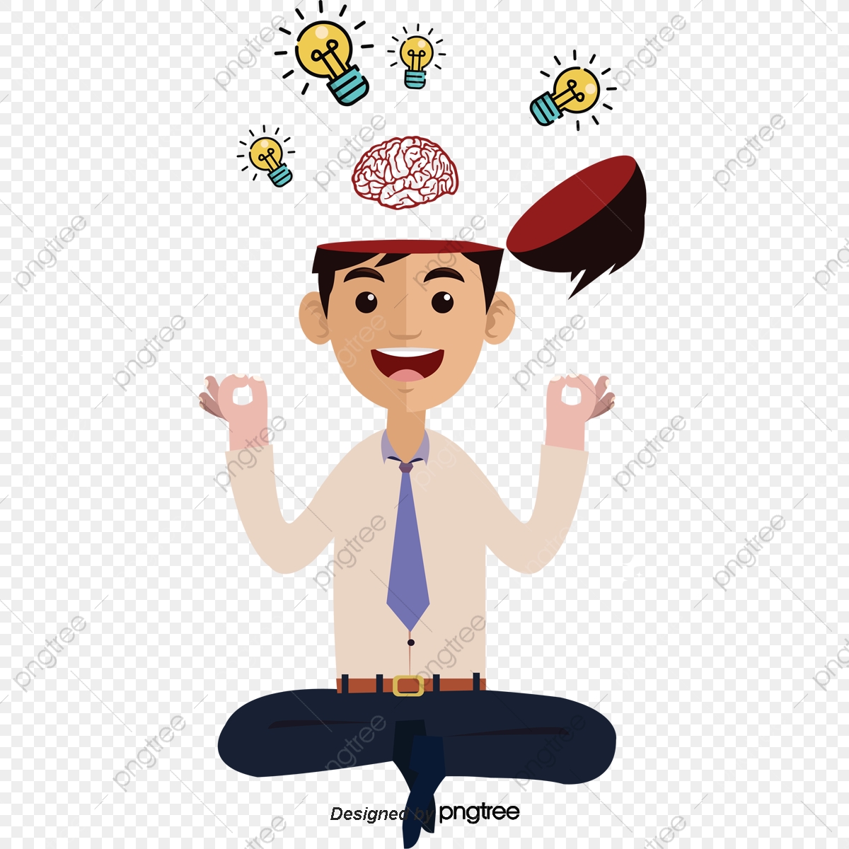 1200x1200 People Thought Vector Material, Vector Material, Flat Characters