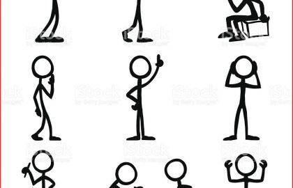 420x270 Stick Figure Drawings Stick Figure People Thought Vector Id