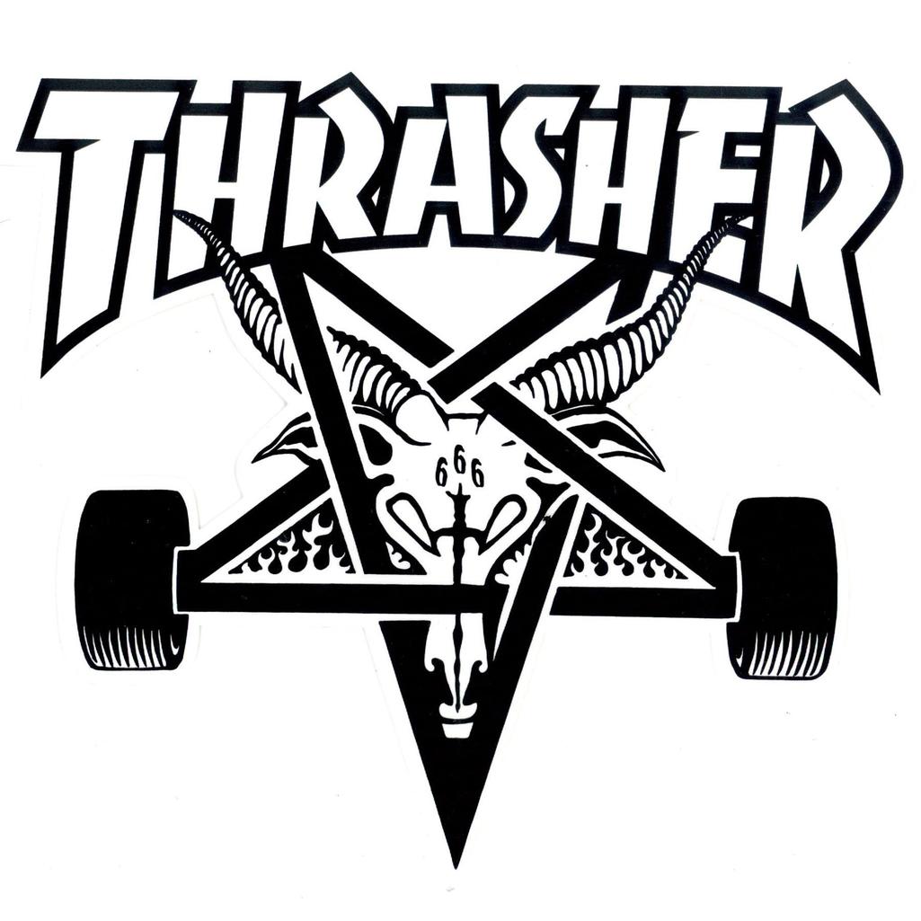1025x1025 Thrasher Logo Graphic Design Vector