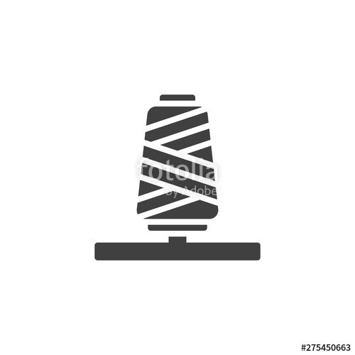 Thread Spool Vector Icon Filled Flat Sign For Mobile Concept 500x500 Thread Spool Vector Icon Filled Flat Sign For Mobile Concept