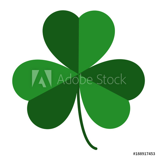 Three Leaf Clover Vector at Vectorified.com | Collection of Three Leaf ...