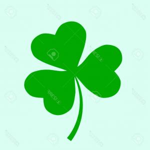 300x300 Photostock Vector Shamrock Vector Cartoon Illustration Isolated
