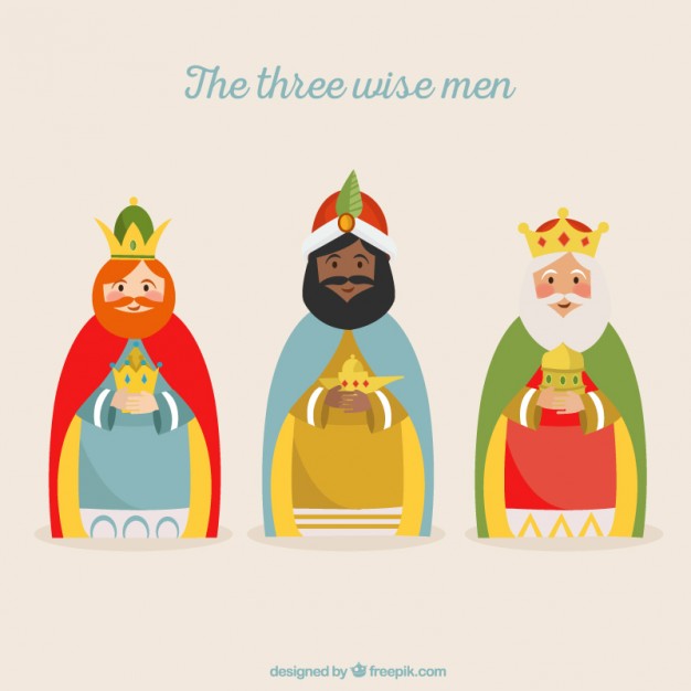 626x626 The Three Wise Men Illustration Vector Free Download