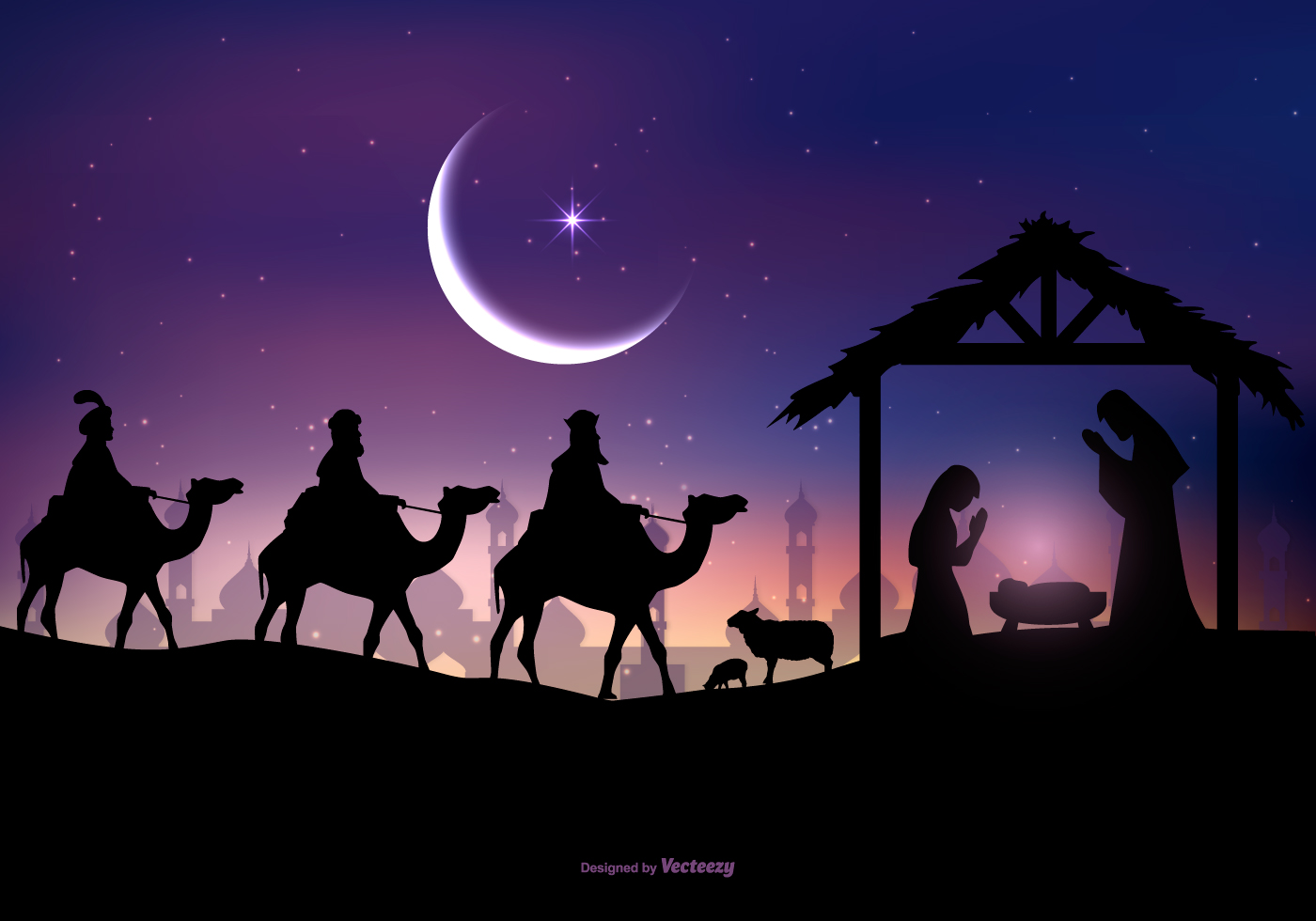 Three Kings Free Vector Art 1400x980 Three Kings Free Vector Art