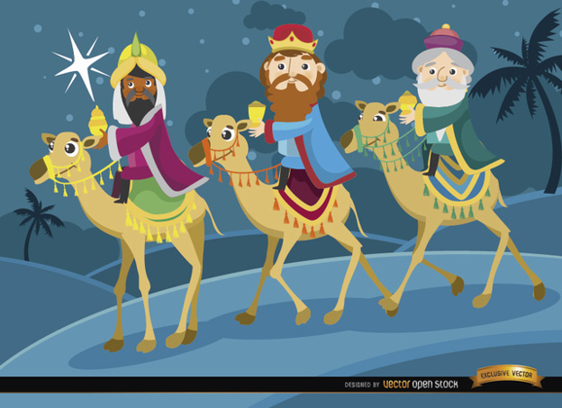 624x453 Three Wise Men Vector Free Download