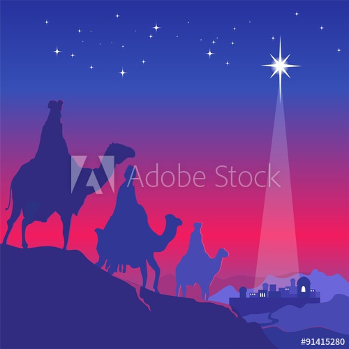 Three Wise Men Vector 500x500 Three Wise Men Vector