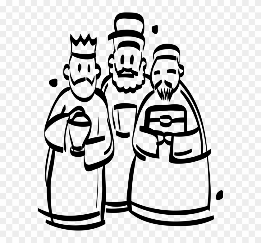 840x780 Vector Illustration Of Magi Three Wise Men Bearing