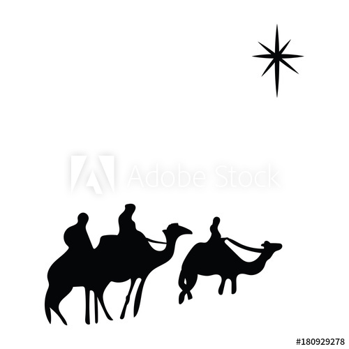 Graphic Design Editable For Your Design, Hand Drawn Three Wise Men 500x500 Graphic Design Editable For Your Design, Hand Drawn Three Wise Men
