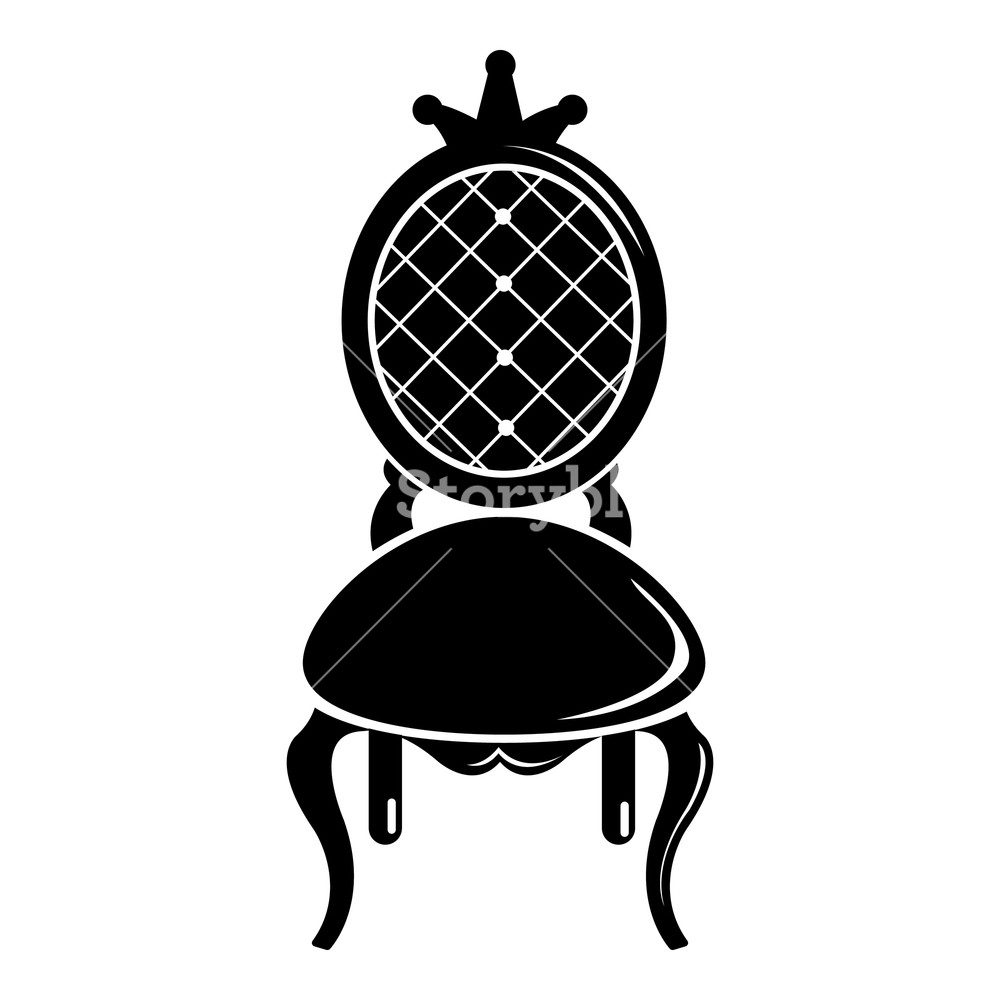 1000x1000 Throne Icon Simple Illustration Of Throne Vector Icon For Web