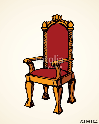 401x500 Throne Vector Drawing Stock Image And Royalty Free Vector