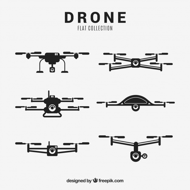 626x626 Drone Collection With Elegant Style Vector Free Download