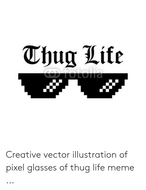 Thug Life Glasses Vector at Vectorified.com | Collection ...