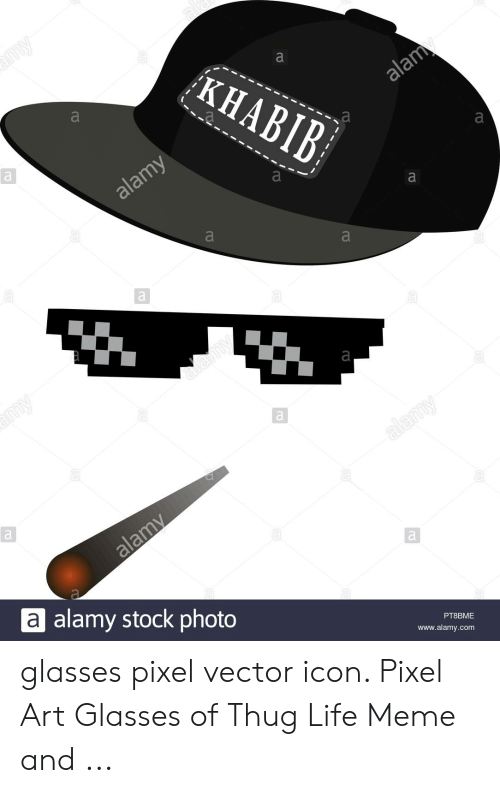 500x793 A Alamy Stock Photo Glasses Pixel Vector Icon