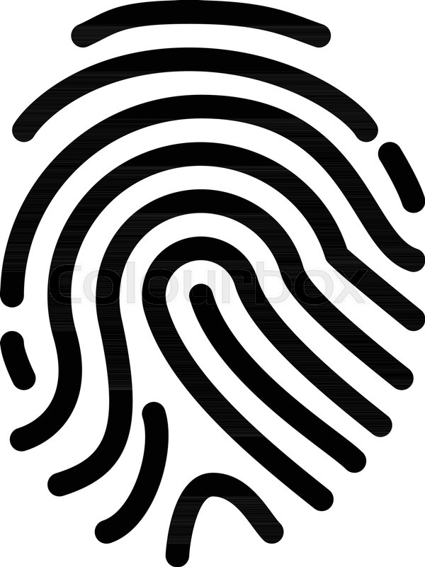 600x800 Finger Or Thumb Print Stock Vector Colourbox