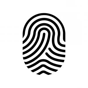 300x300 Fingerprint Scanned Finger Icon Vector Createmepink