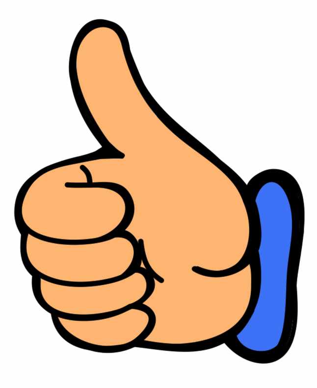 646x789 Thumbs Up Thumb Clip Art
