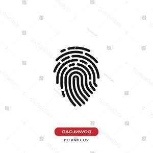 300x300 Fingerprint Vector Icons Finger Print Scan Security Logo
