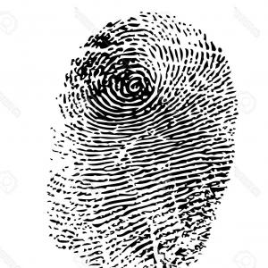 300x300 Photostock Vector Fingerprint Vector Isolated On White Createmepink
