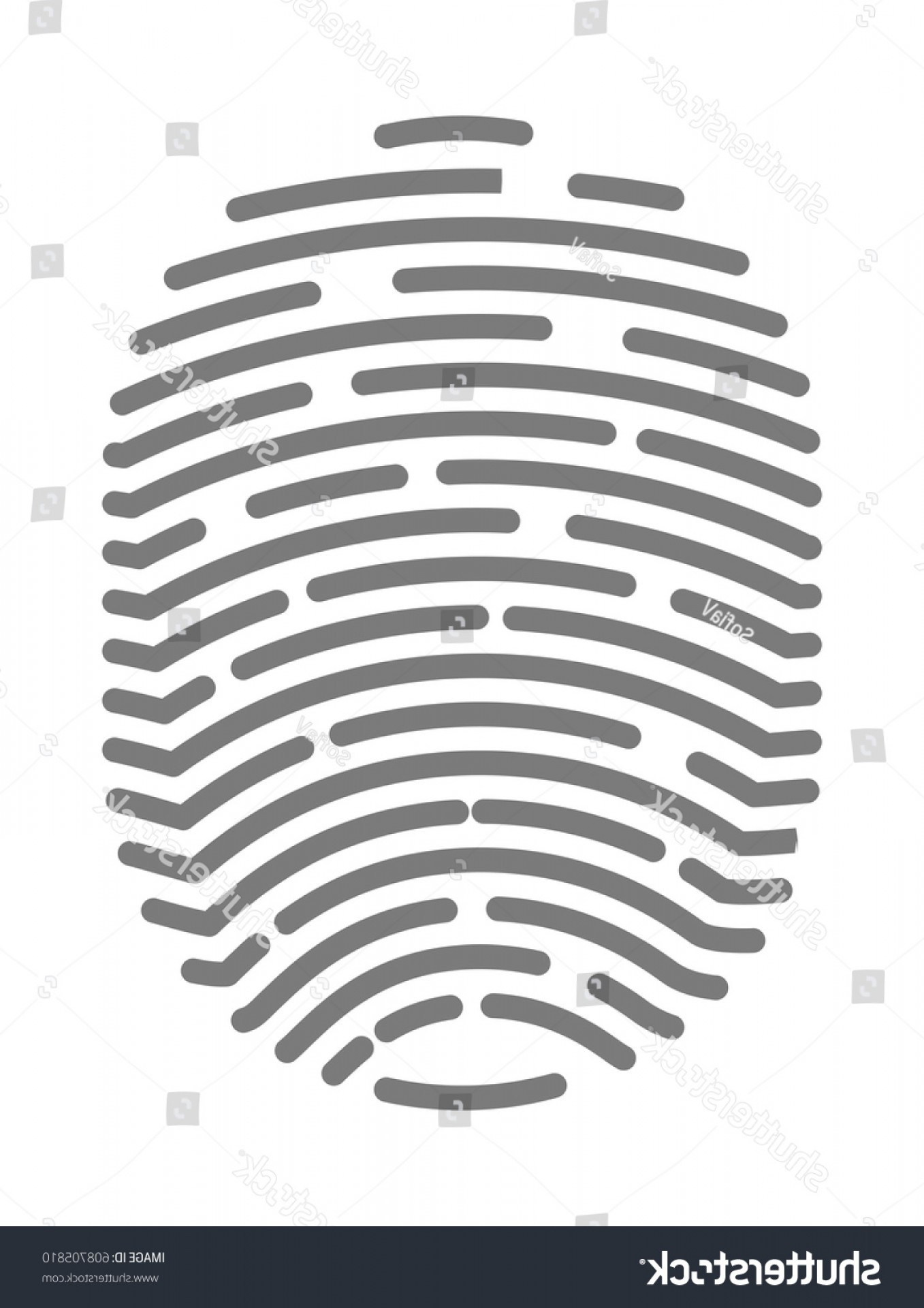 1357x1920 Fingerprint Twisted Lines Sign Isolated On Newwaysys