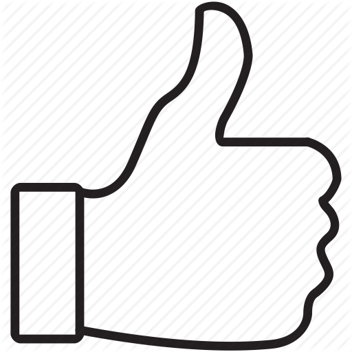 512x512 Free Collection Of Thumbs Up Vector Png Download Transparent Clip