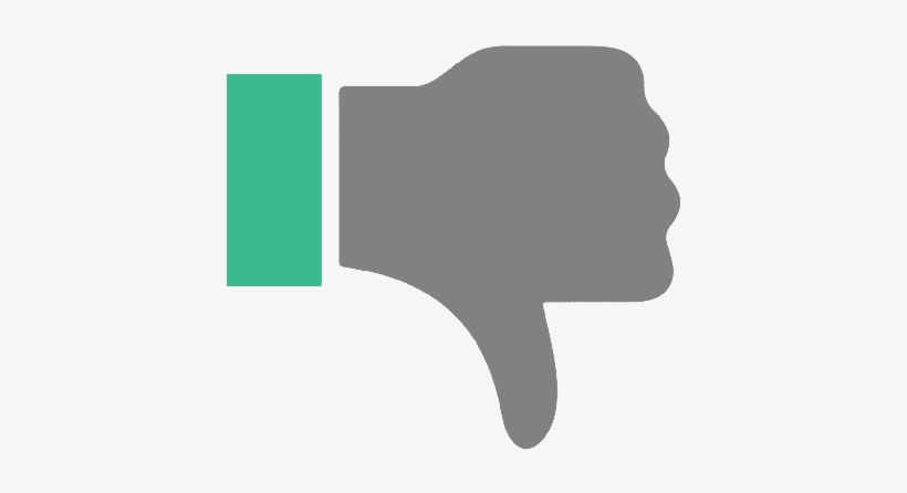 820x446 Thumbs Down Vector Icon