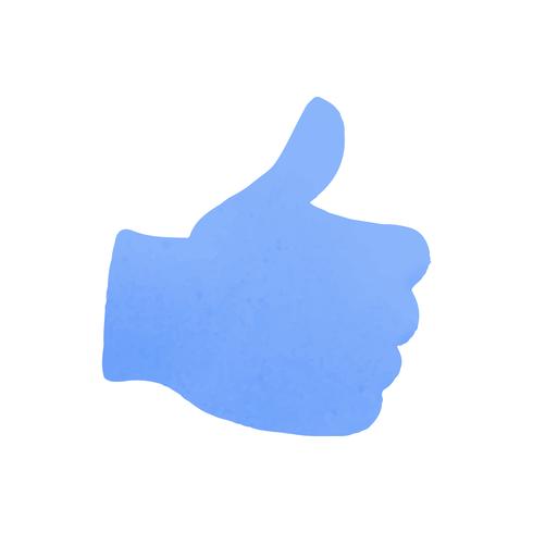 490x490 Thumbs Up Social Media Icon Vector