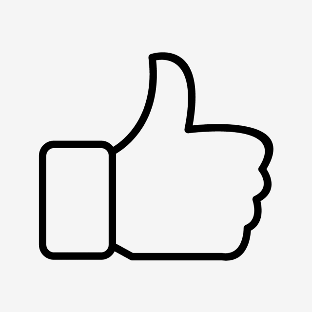 640x640 Vector Like Icon, Hand, Like, Thumbs Up Png And Vector